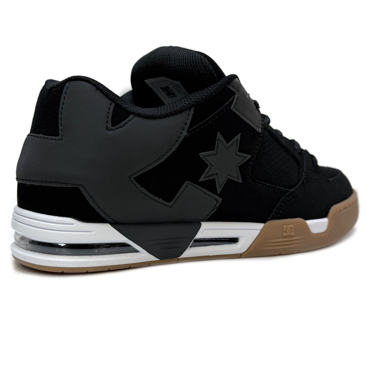 DC SHOES COMMAND BLACK GUM TRAINERS