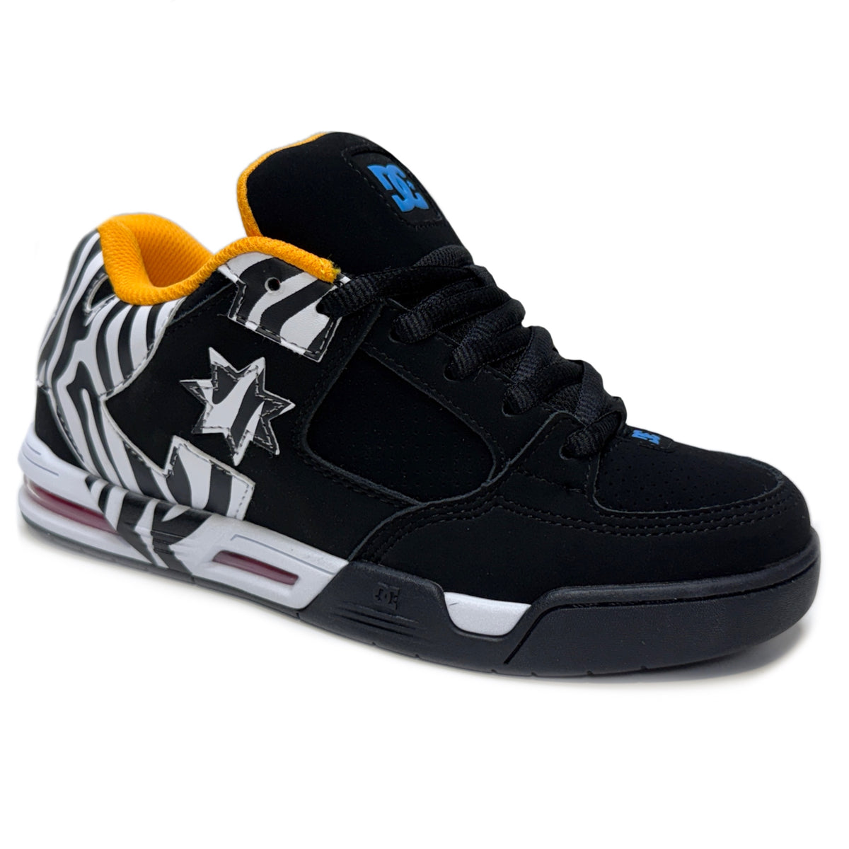 DC SHOES COMMAND BLACK WHITE MULTI WOMEN'S TRAINERS