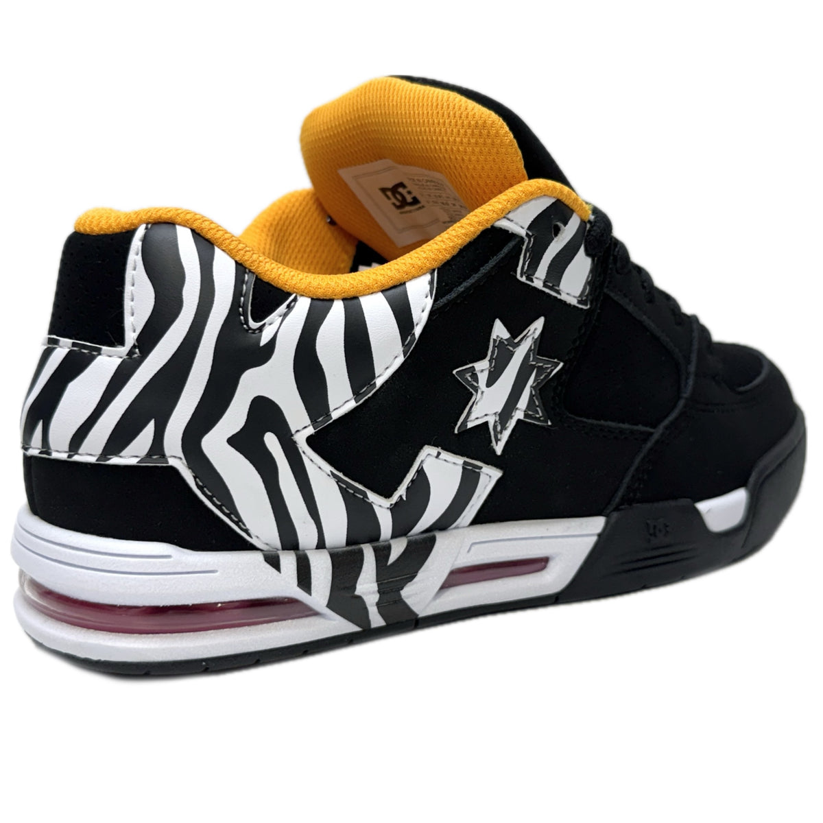 DC SHOES COMMAND BLACK WHITE MULTI WOMEN'S TRAINERS