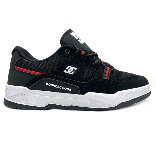 DC SHOES CONSTRUCT BLACK HOT CORAL TRAINERS