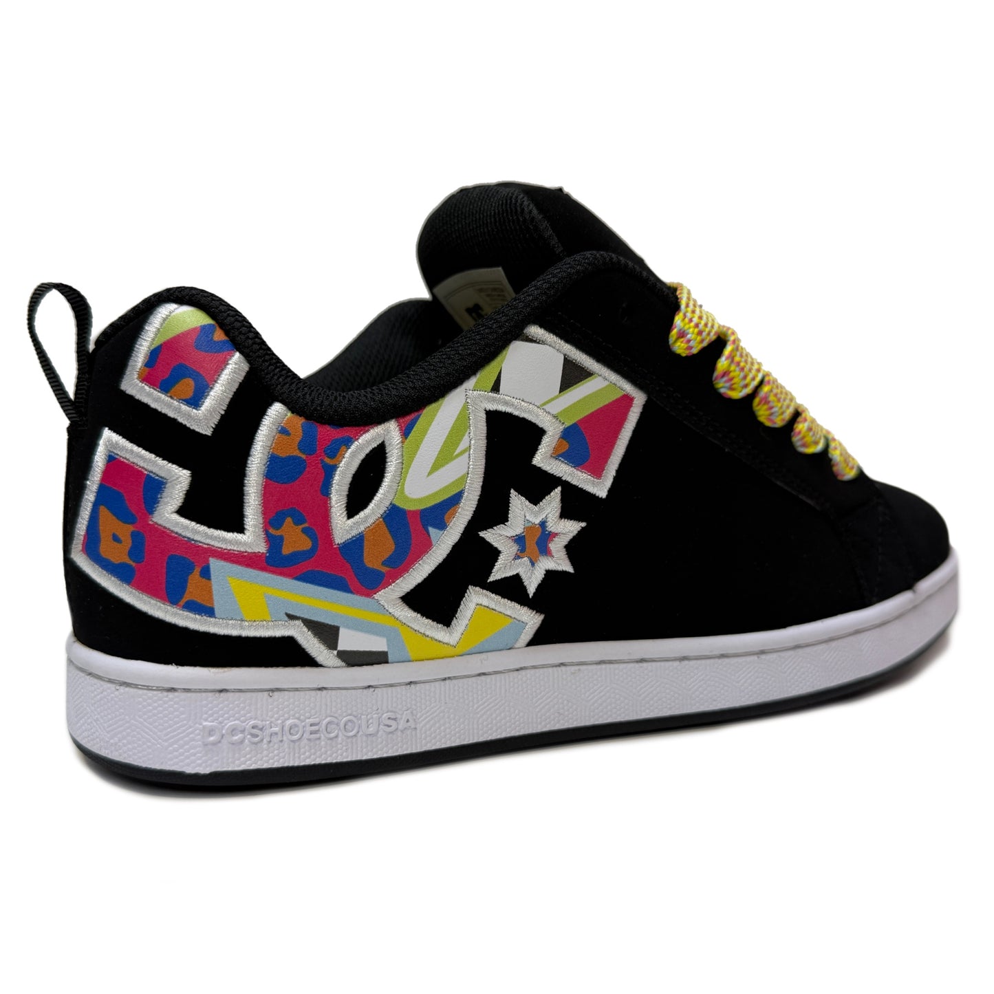 DC SHOES COURT GRAFFIK BLACK MULTI WOMEN'S TRAINERS