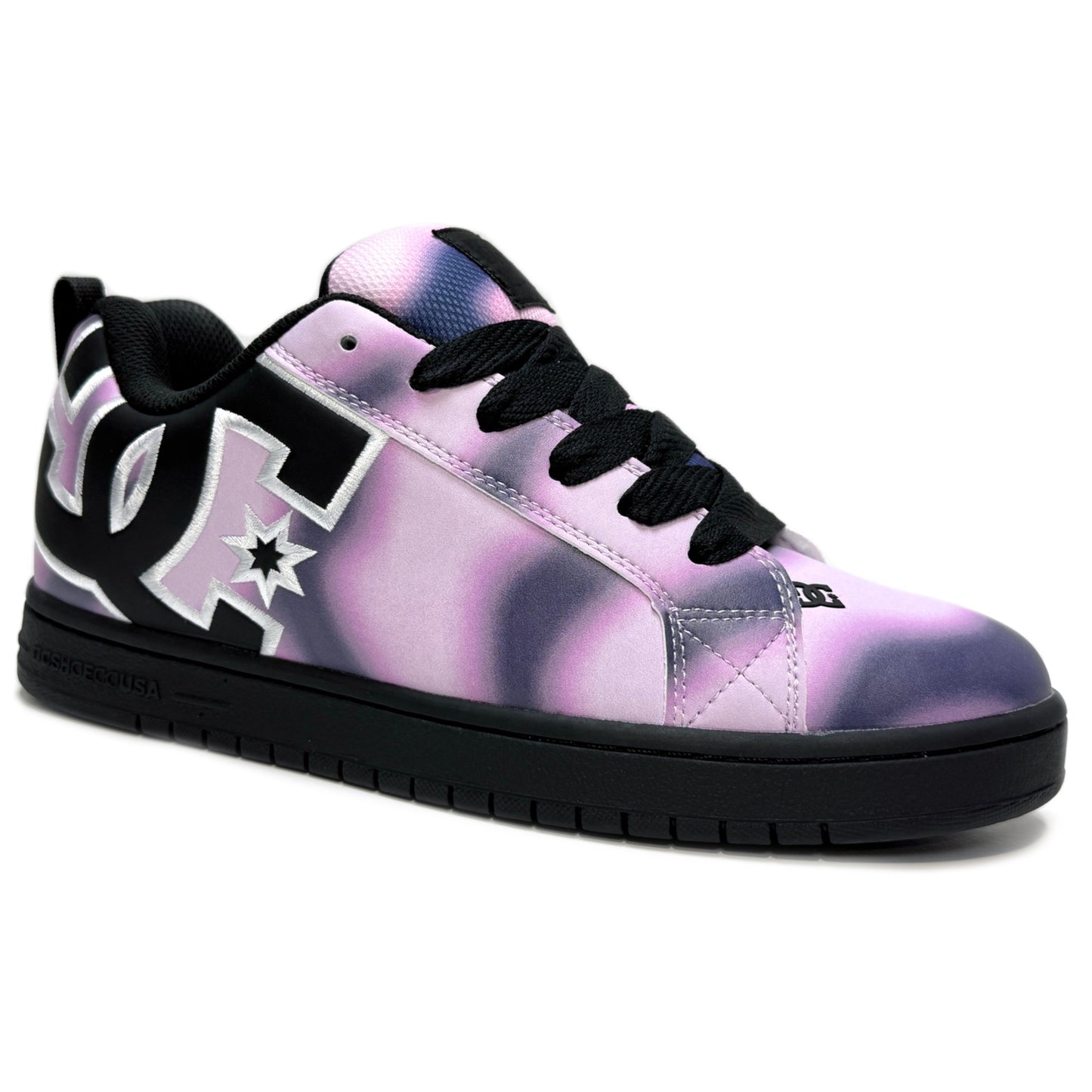 DC SHOES COURT GRAFFIK PINK DREAM TRAINERS