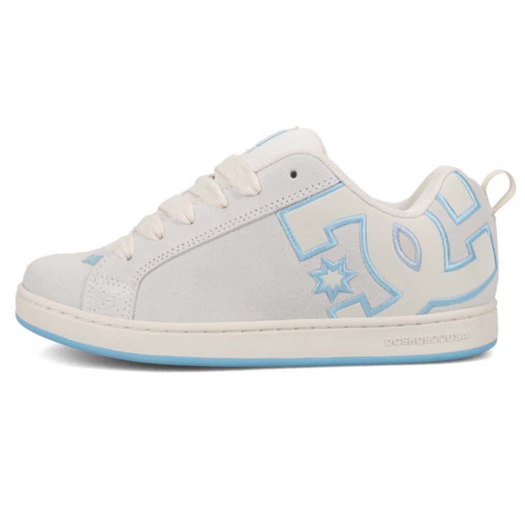 DC SHOES COURT GRAFFIK SD OFF WHITE BLUE WOMEN'S TRAINERS