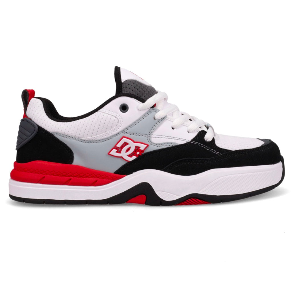 DC SHOES DC ASCEND BLACK GREY RED WHITE TRAINERS