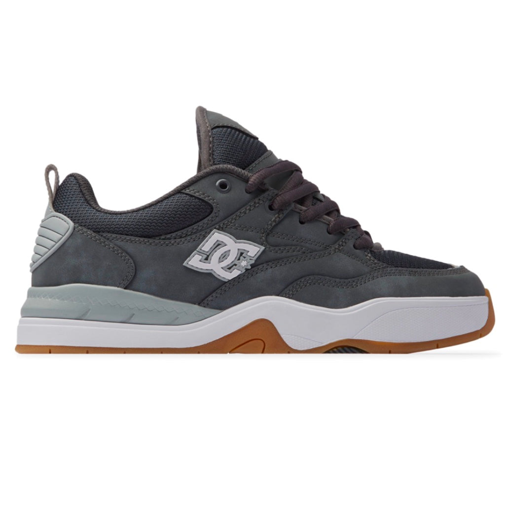 DC SHOES DC ASCEND DARK GREY WHITE TRAINERS