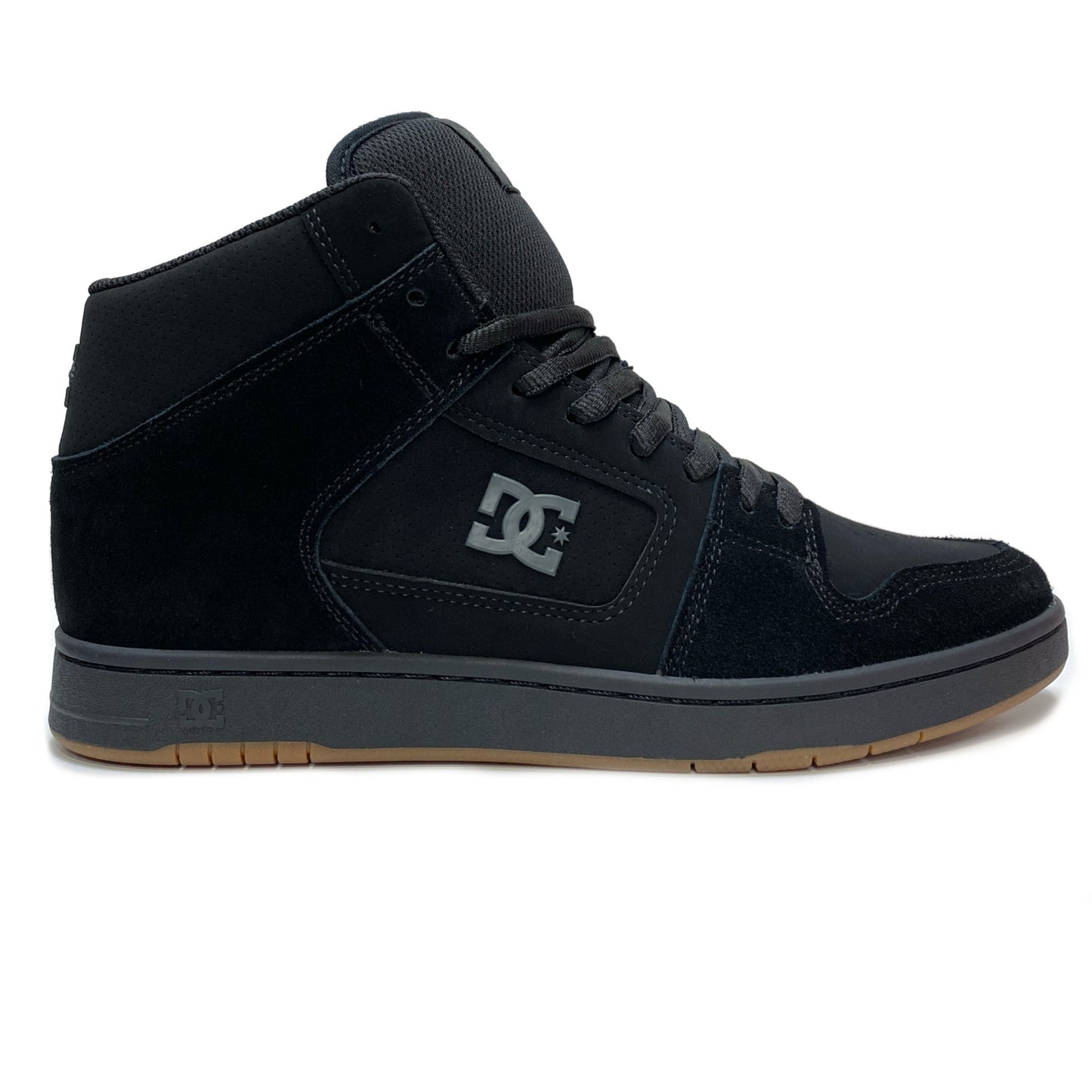 DC SHOES MANTECA 4 HI BLACK BLACK GUM TRAINERS