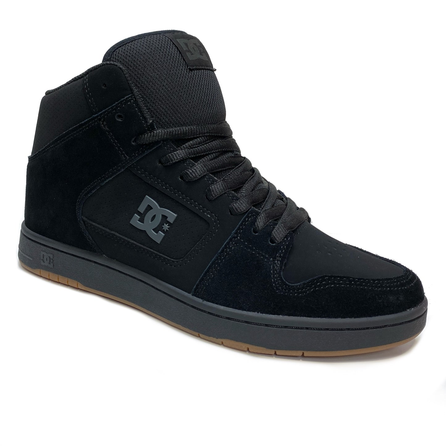 DC SHOES MANTECA 4 HI BLACK BLACK GUM TRAINERS