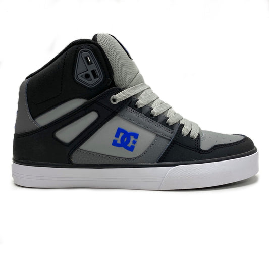 DC SHOES PURE HIGH TOP WC BLACK GREY BLUE TRAINERS