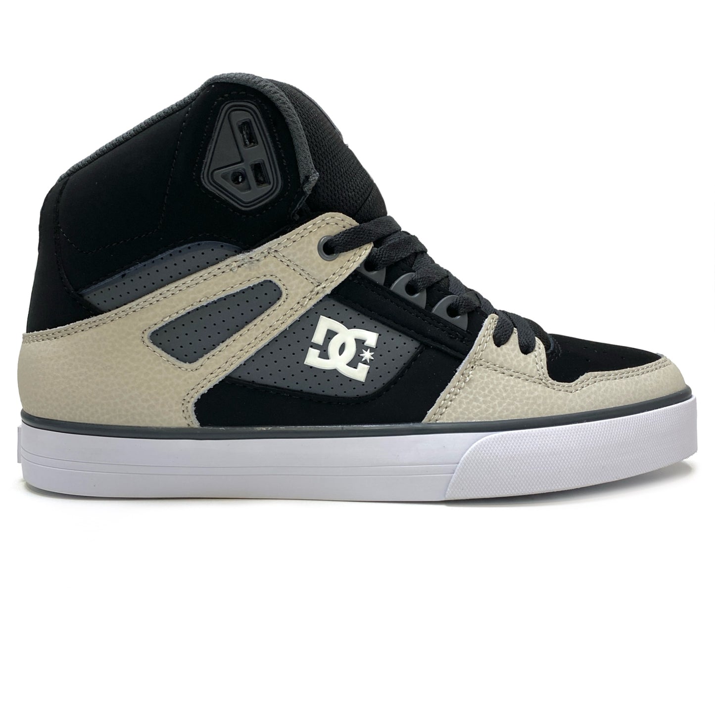 DC SHOES PURE HIGH TOP WC BLACK GREY BROWN TRAINERS