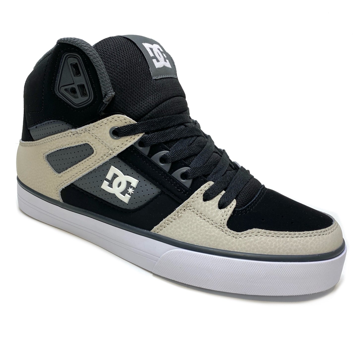 DC SHOES PURE HIGH TOP WC BLACK GREY BROWN TRAINERS