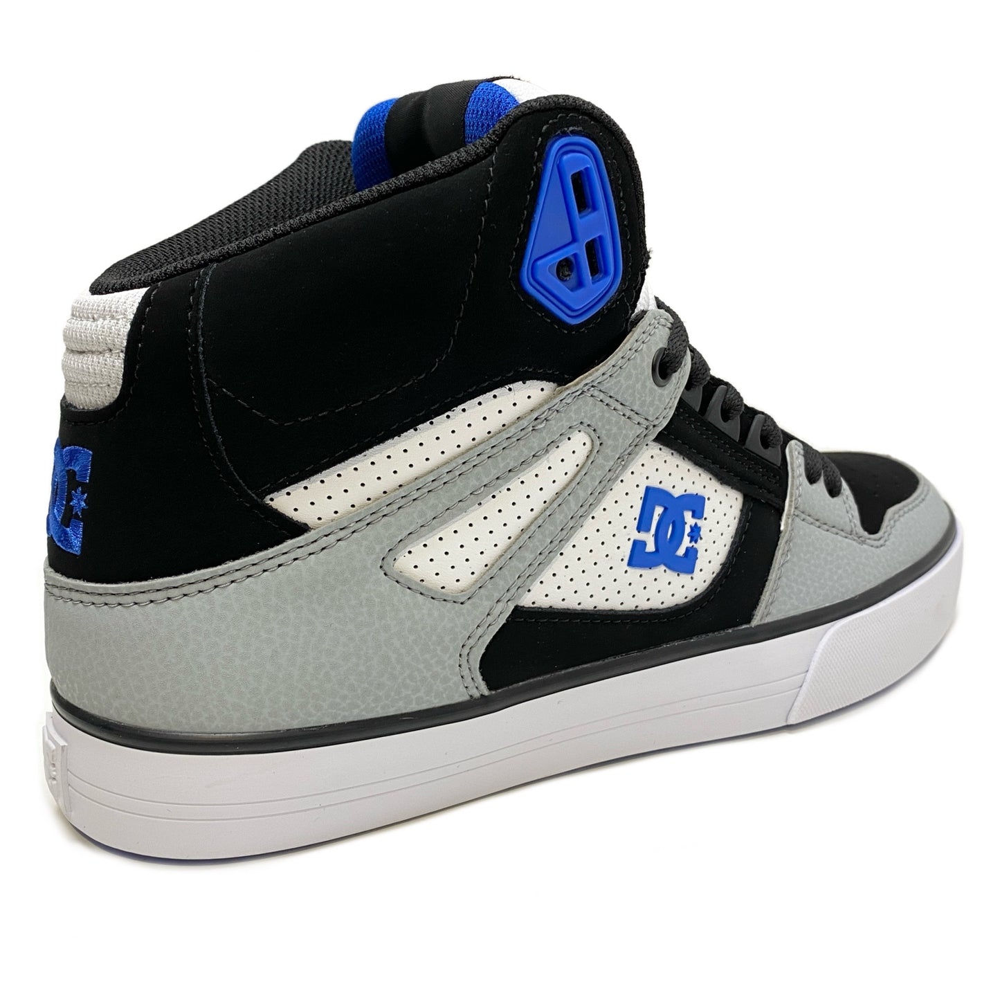 DC SHOES PURE HIGH TOP WC BLACK WHITE BLUE TRAINERS