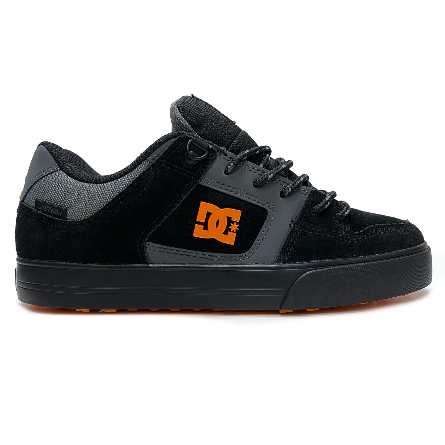 DC SHOES PURE WNT GREY BLACK ORANGE WINTERISED TRAINERS