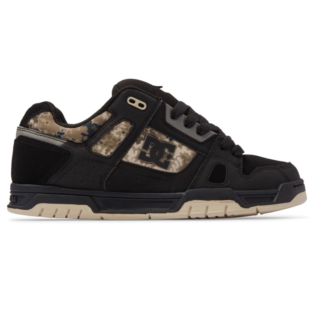 DC SHOES STAG BLACK GREY BROWN TRAINERS