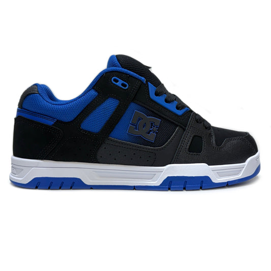 DC SHOES STAG BLACK & BLUE TRAINERS