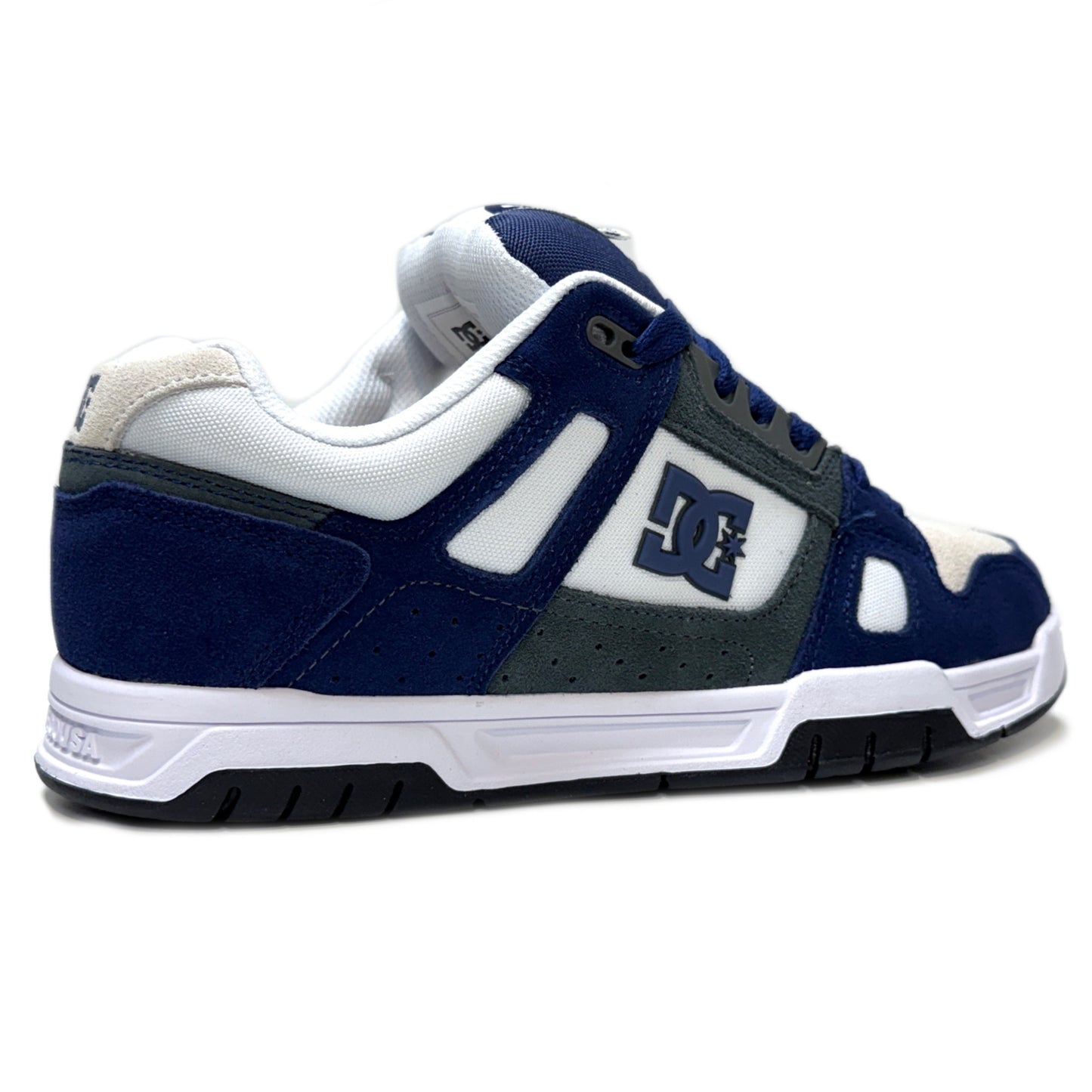 DC SHOES STAG BLUE GREY WHITE TRAINERS