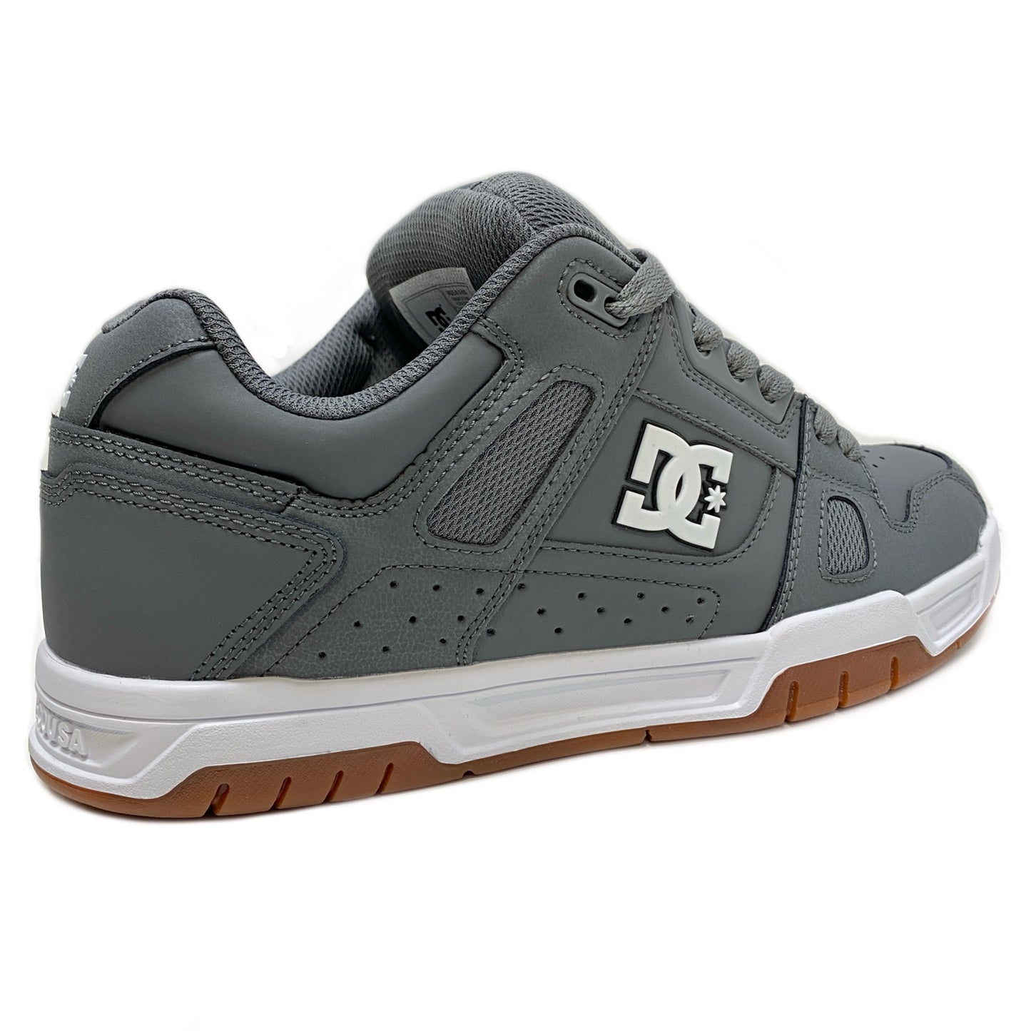 DC SHOES STAG GREY GUM TRAINERS