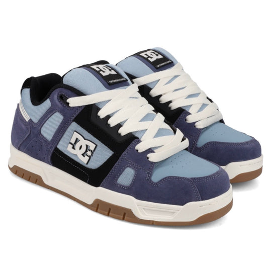 DC SHOES STAG NAVY BLUE WHITE TRAINERS