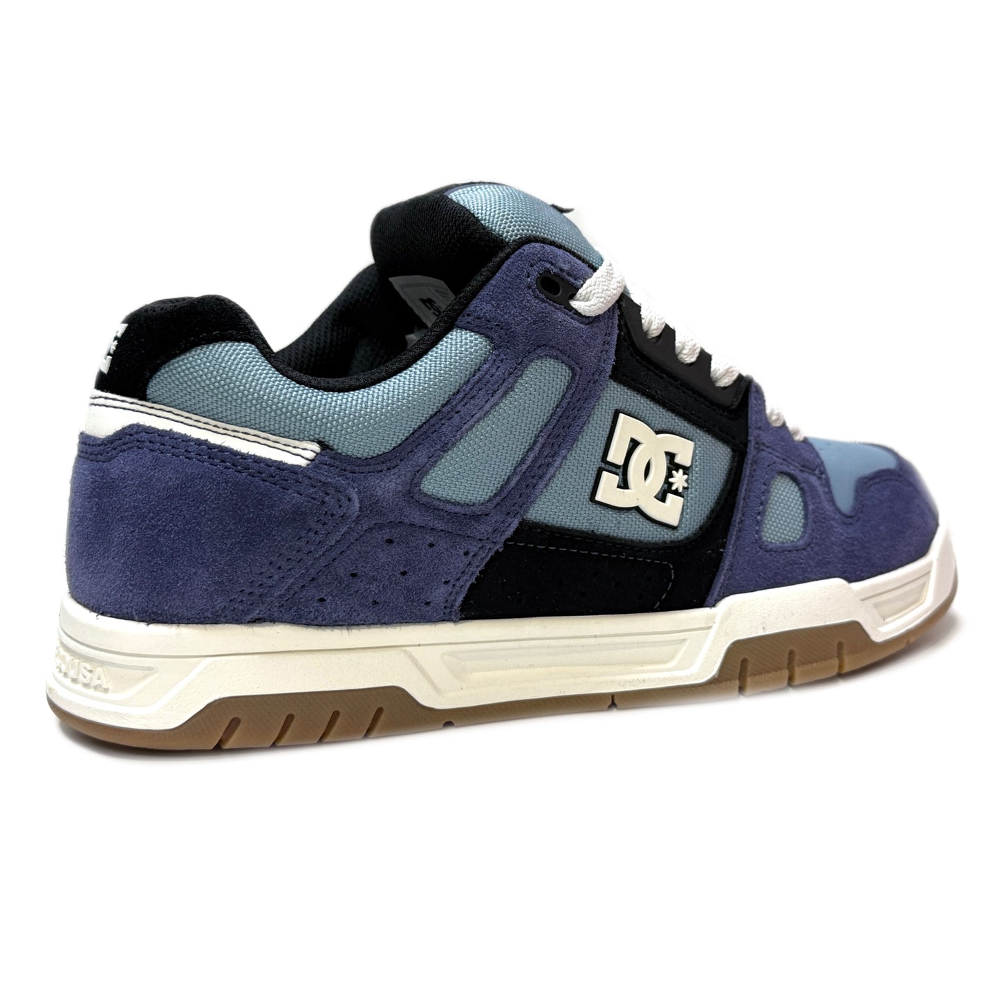 DC SHOES STAG NAVY BLUE WHITE TRAINERS