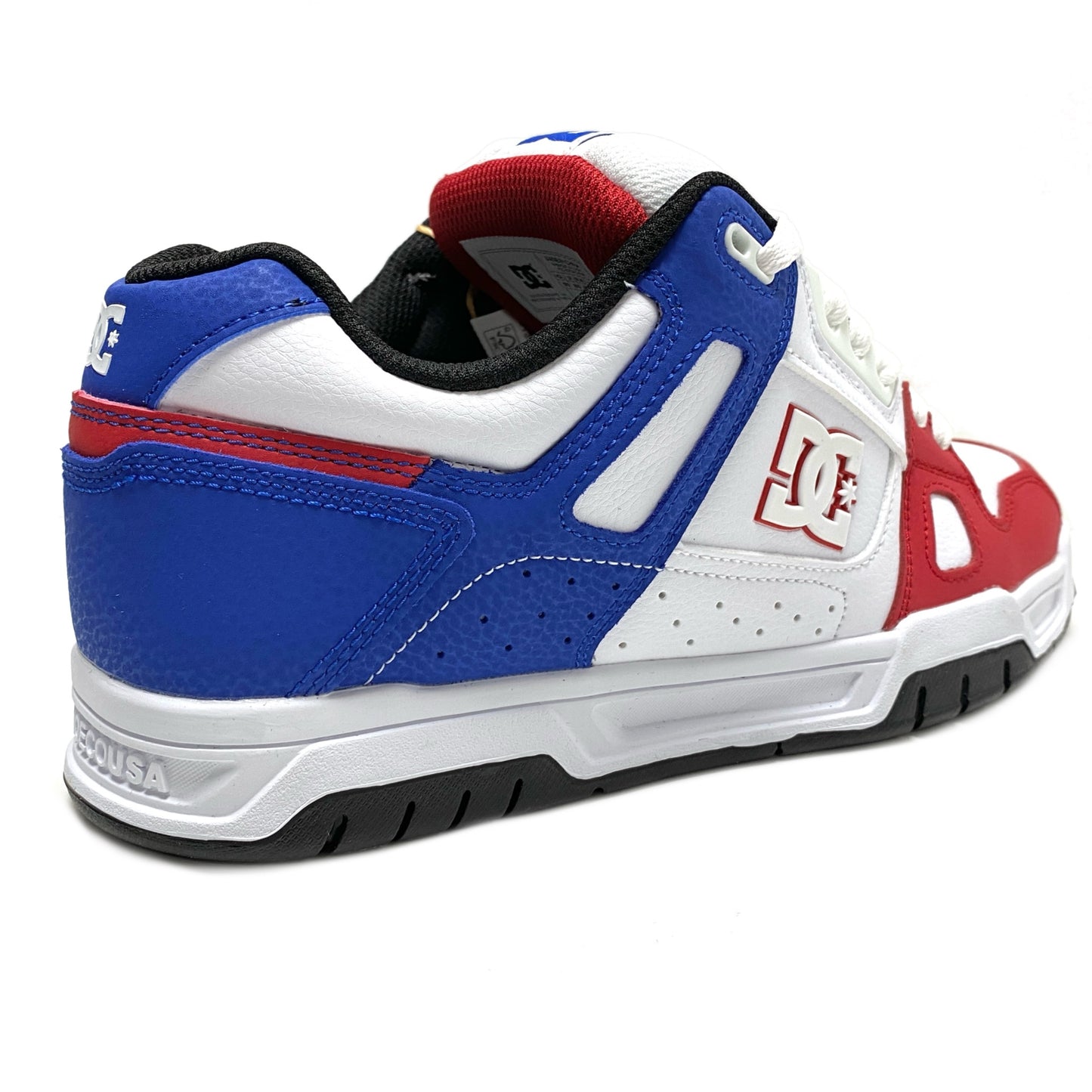 DC SHOES STAG RED WHITE BLUE TRAINERS