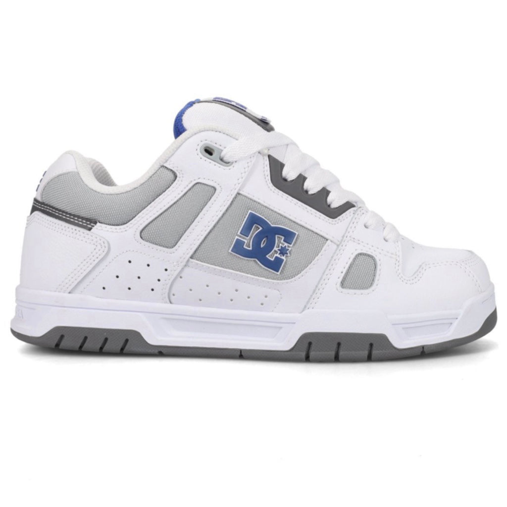 DC SHOES STAG WHITE BLUE GREY TRAINERS