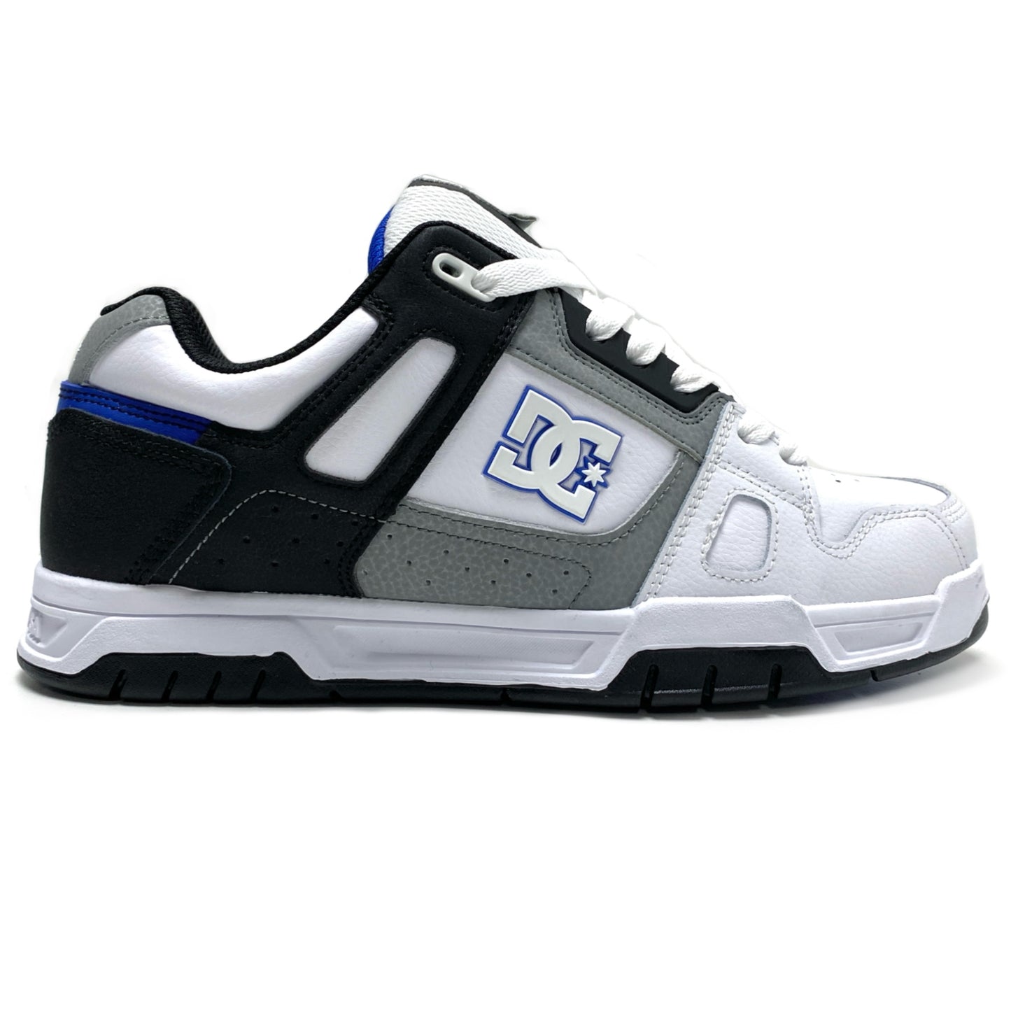 DC SHOES STAG WHITE GREY BLUE TRAINERS