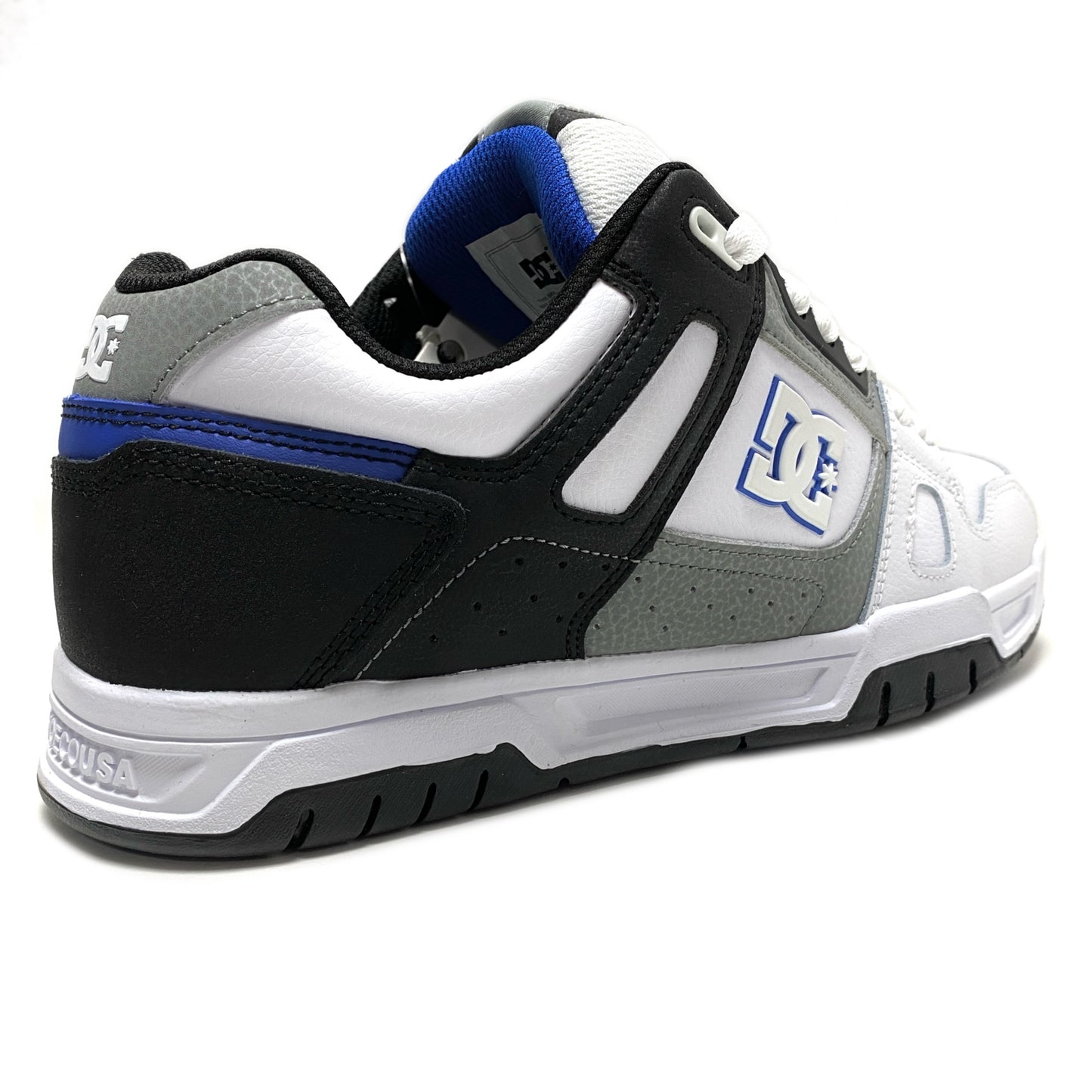 DC SHOES STAG WHITE GREY BLUE TRAINERS