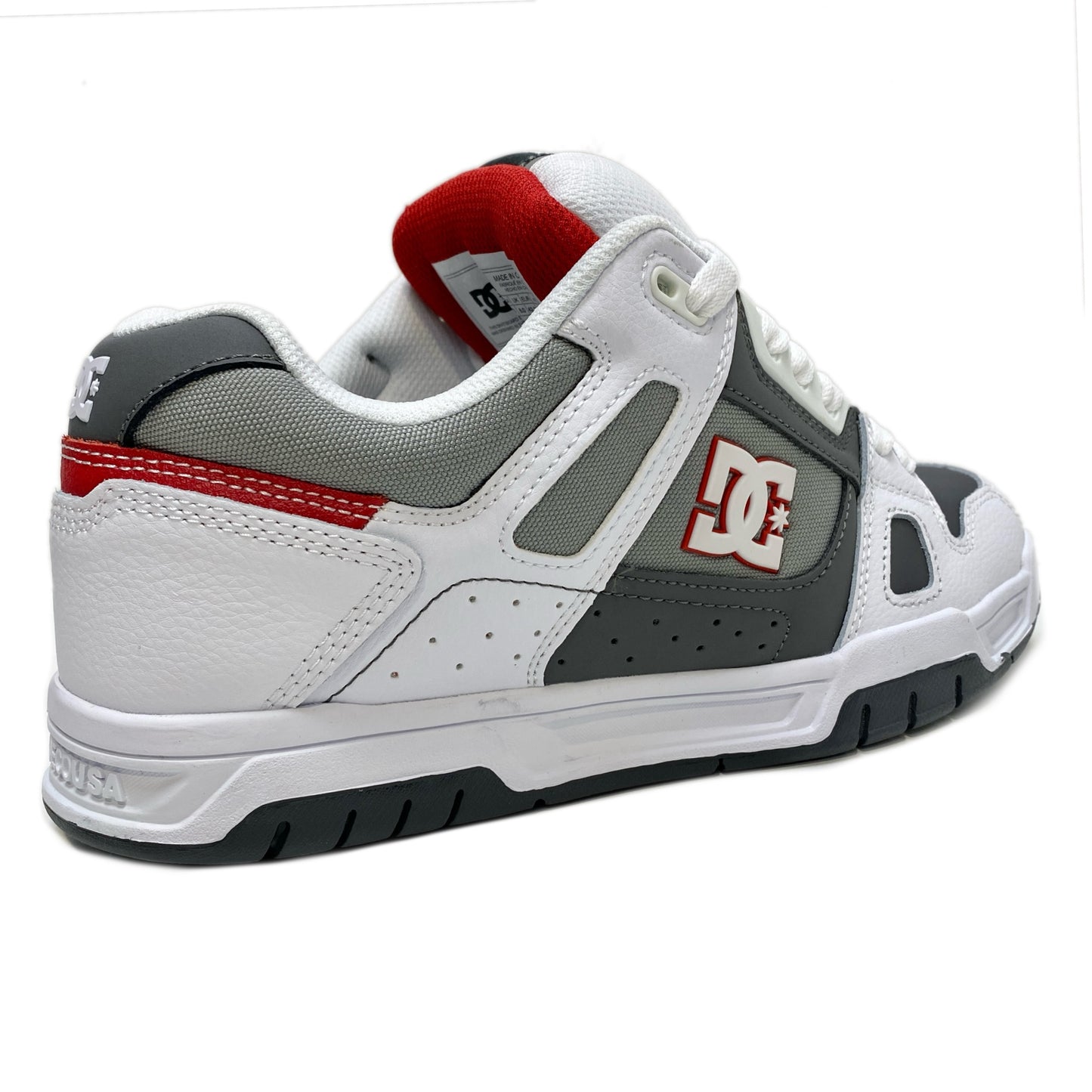 DC SHOES STAG WHITE GREY GREY TRAINERS