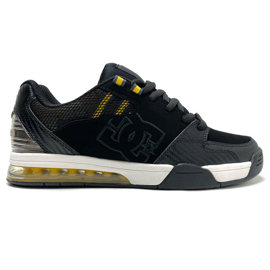 DC SHOES VERSATILE BLACK CAMO PRINT TRAINERS