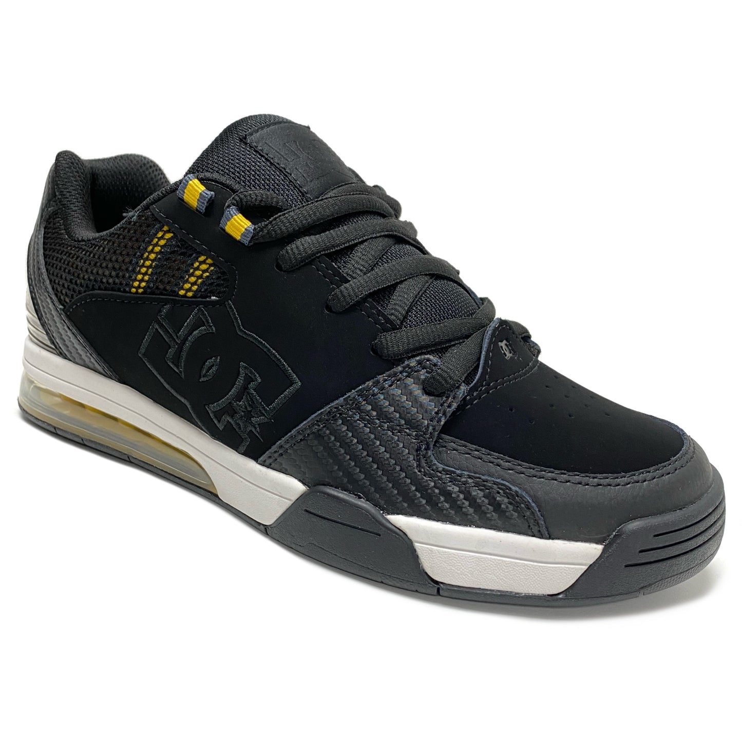 DC SHOES VERSATILE BLACK CAMO PRINT TRAINERS