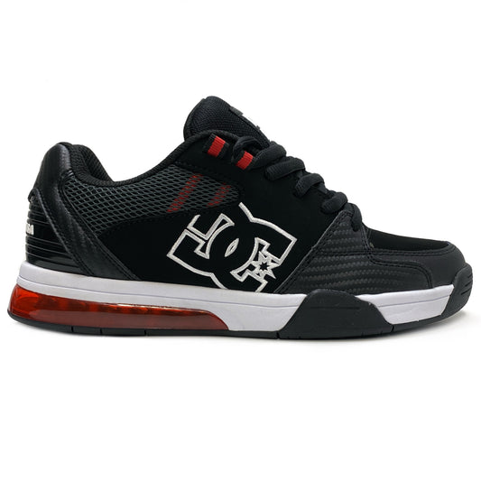 DC SHOES VERSATILE BLACK WHITE ATHLETIC RED TRAINERS