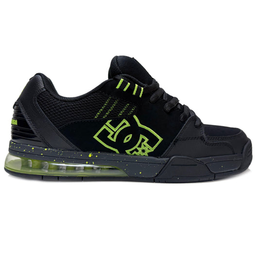 DC SHOES VERSATILE  LE BLACK LIME TRAINERS