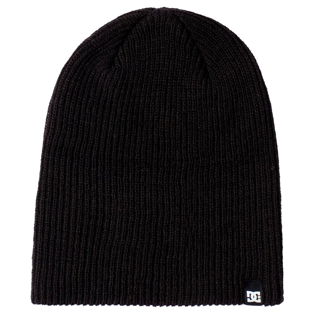 DC SHOES SKULLY BLACK BEANIE HAT