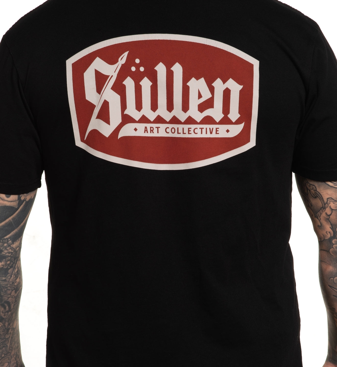 SULLEN CLOTHING LINCOLN FILL JET BLACK PREMIUM T-SHIRT (XL)