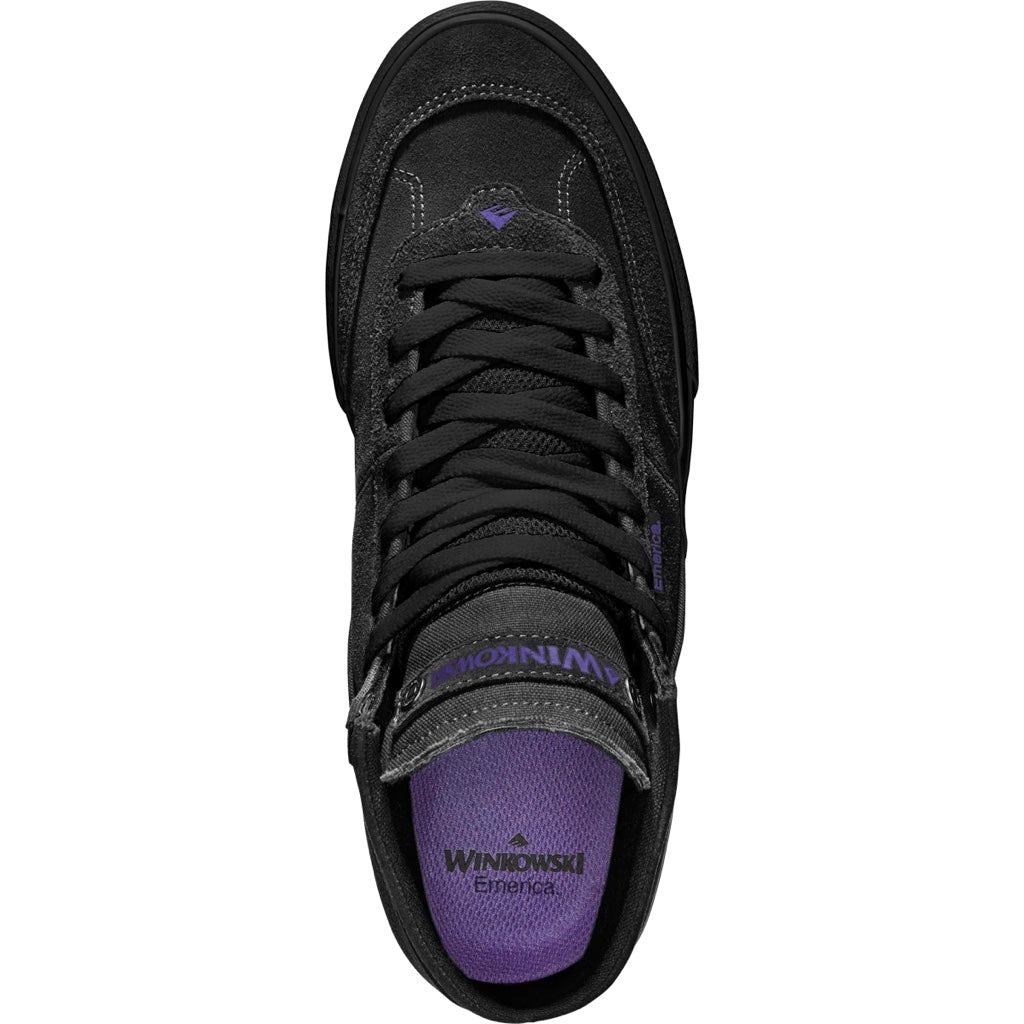 EMERICA WINKOWSKI BLACK BLACK SKATE TRAINERS