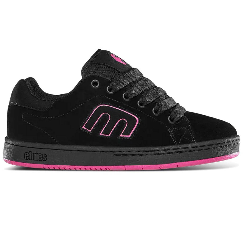 ETNIES CALLICUT BLACK PINK LADIES TRAINERS