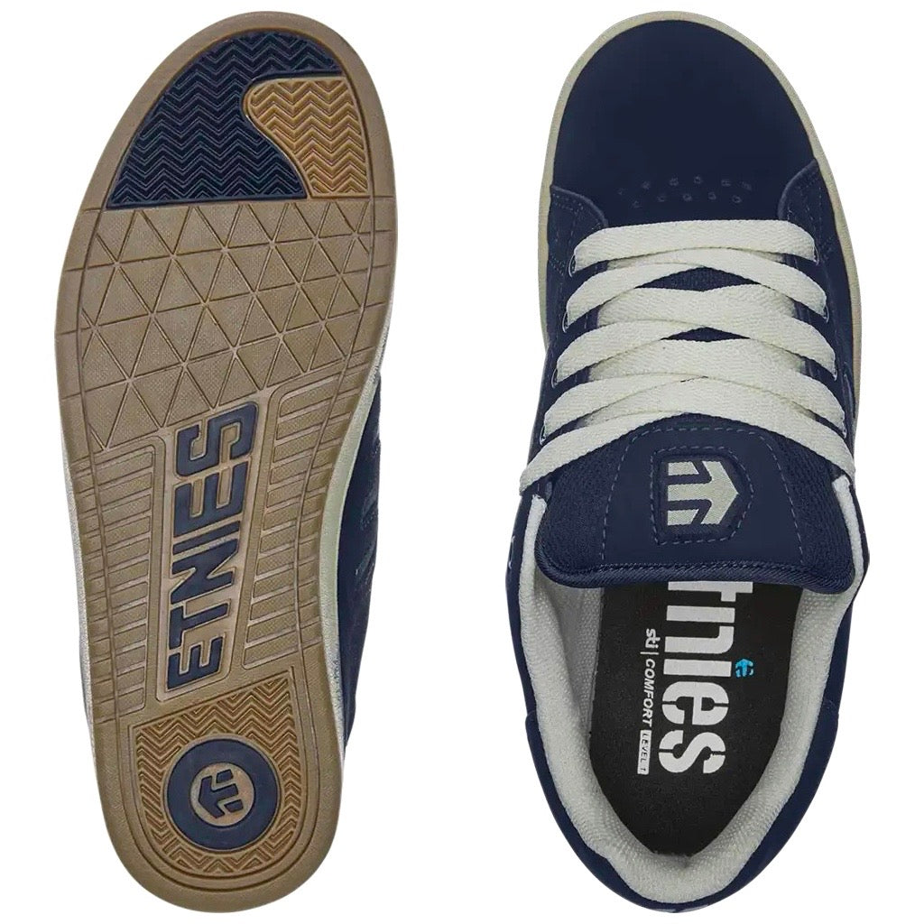 ETNIES CALLICUT NAVY TAN TRAINERS
