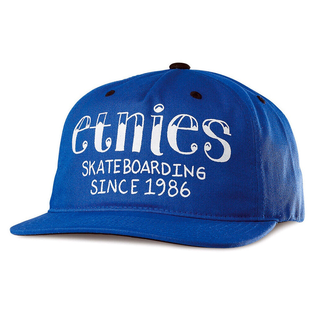 ETNIES FLINCH BLUE SNAPBACK CAP