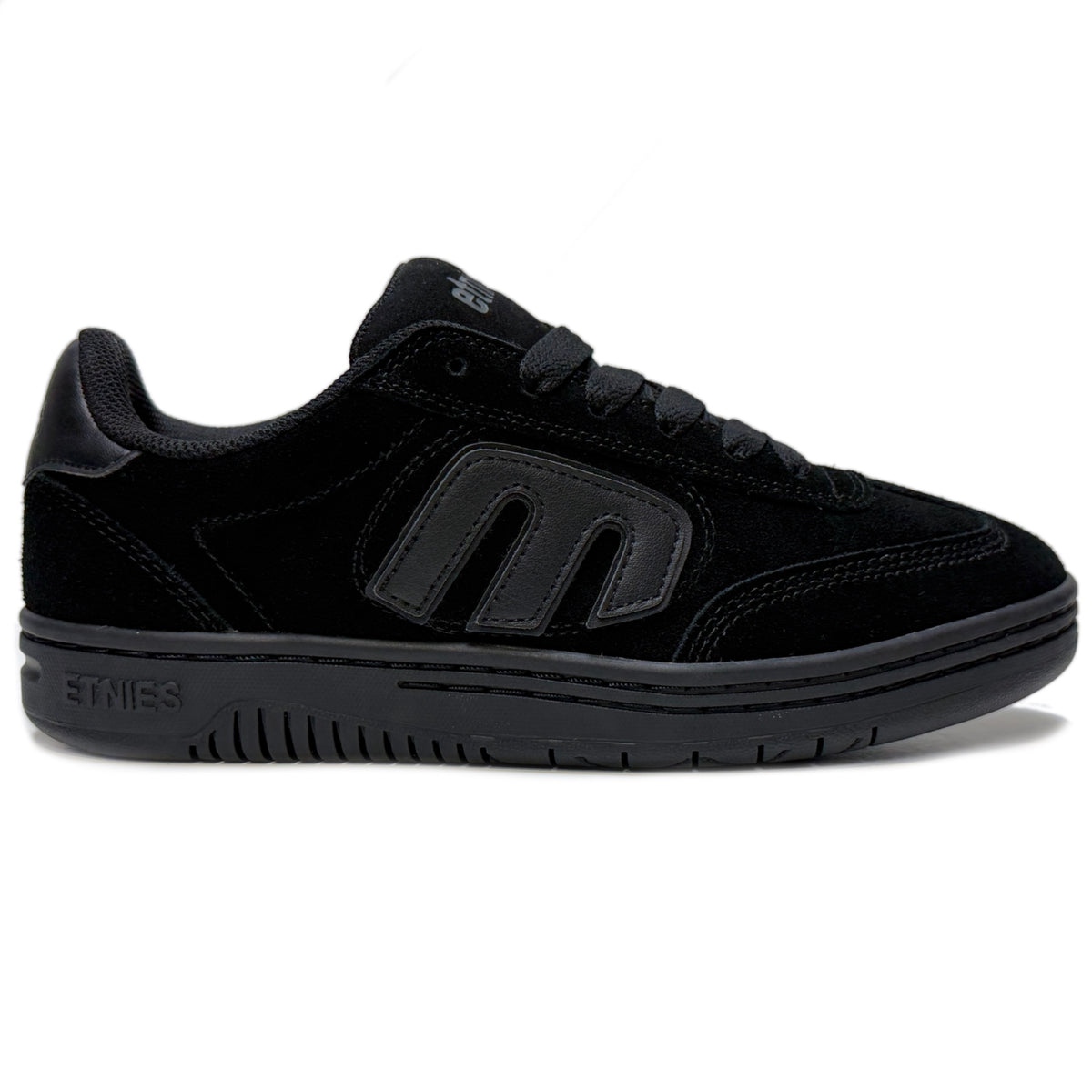 ETNIES LOCUT BLACK RAW TRAINERS