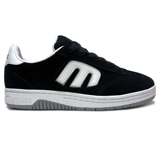 ETNIES LOCUT BLACK & WHITE TRAINERS