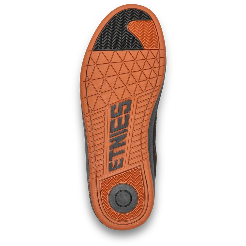 ETNIES KINGPIN 2K BLACK BROWN TRAINERS