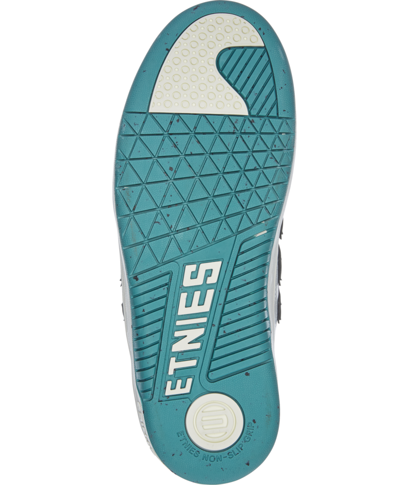 ETNIES LOCUT WHITE  BLACK GREEN TRAINERS