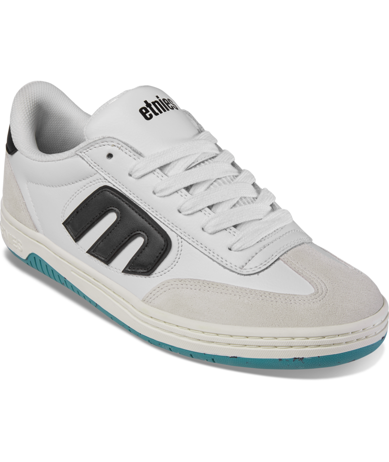 ETNIES LOCUT WHITE  BLACK GREEN TRAINERS