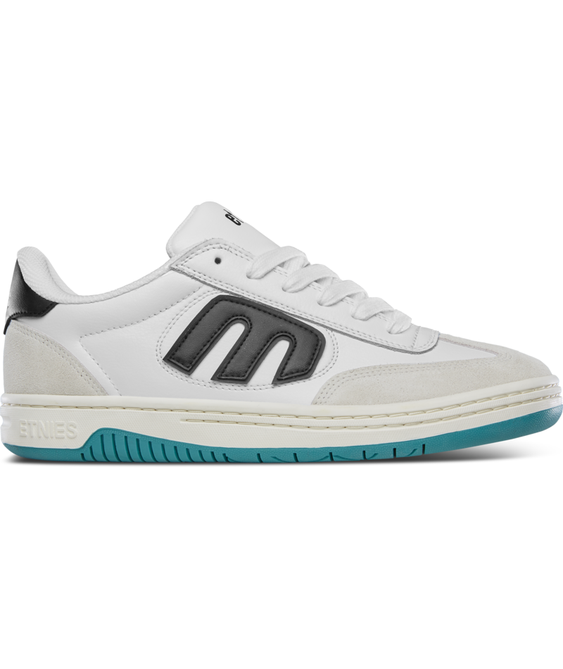 ETNIES LOCUT WHITE  BLACK GREEN TRAINERS