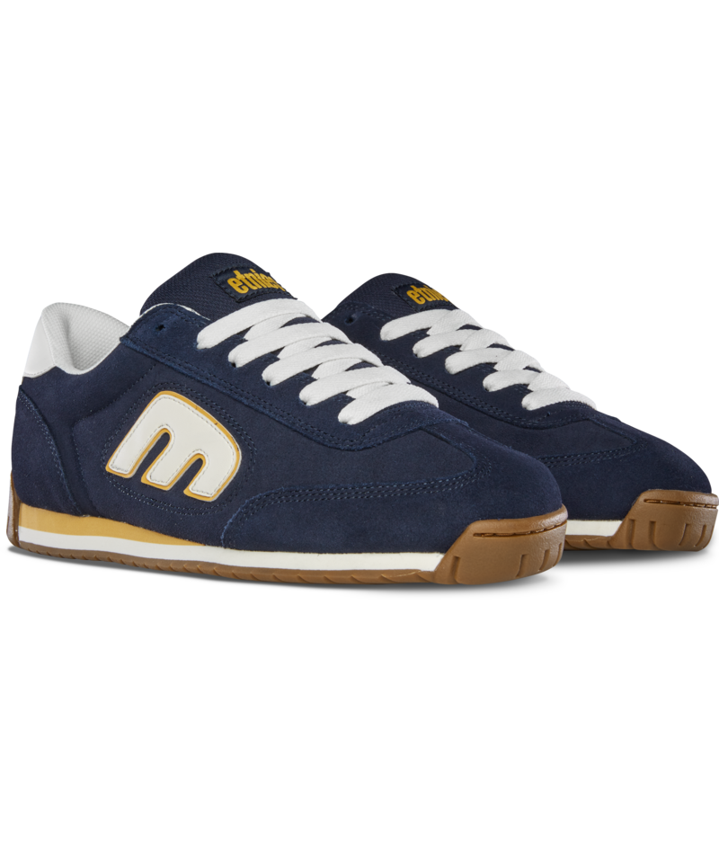 ETNIES LOCUT 2K NAVY YELLOW TRAINERS