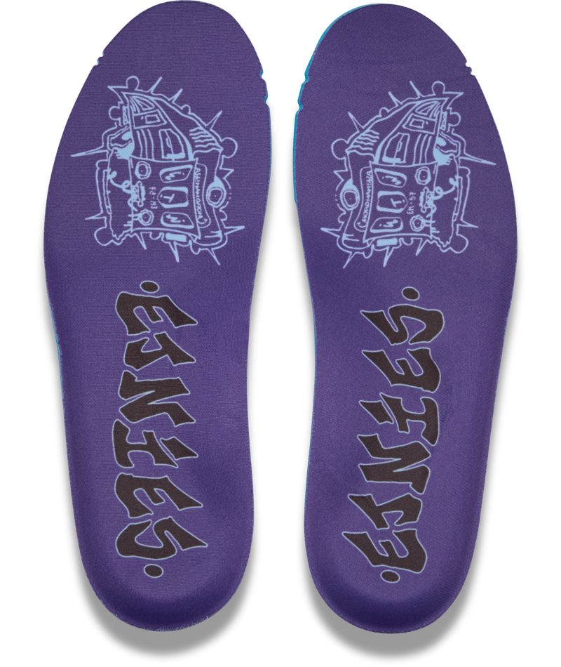ETNIES LOCUT 2K WERKA BLACK PURPLE TRAINERS