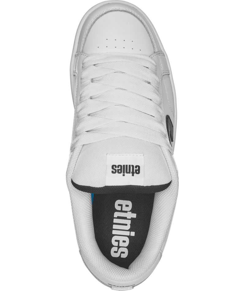 ETNIES KINGPIN 2K WHITE BLACK TRAINERS
