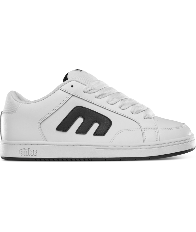 ETNIES KINGPIN 2K WHITE BLACK TRAINERS
