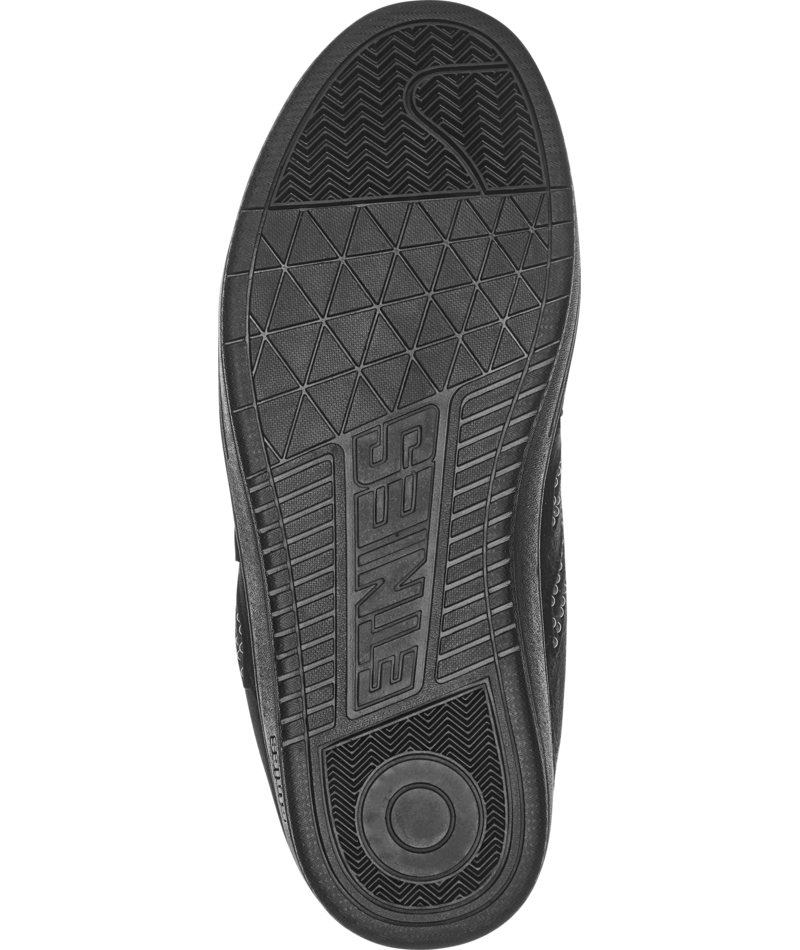 ETNIES KINGPIN BLACK SILVER TRAINERS