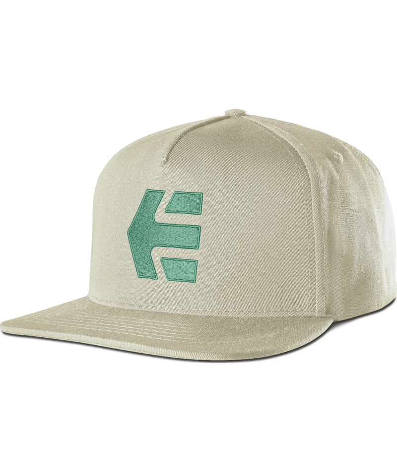 ETNIES ICON TAN GREEN SNAPBACK CAP HAT