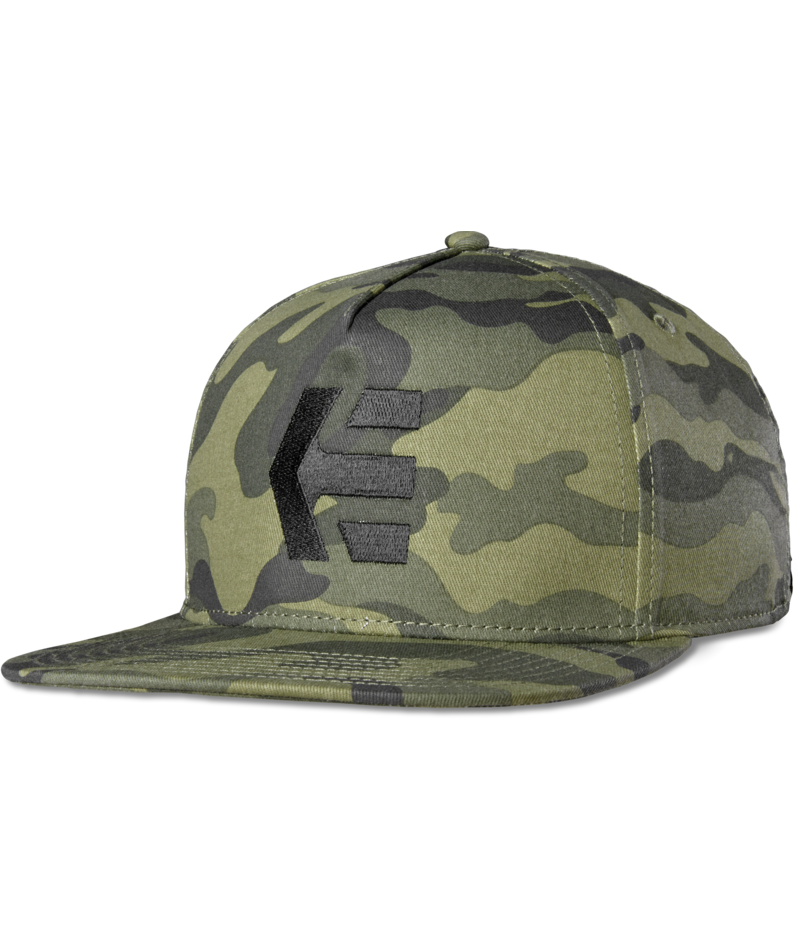 ETNIES ICON CAMO SNAPBACK CAP HAT